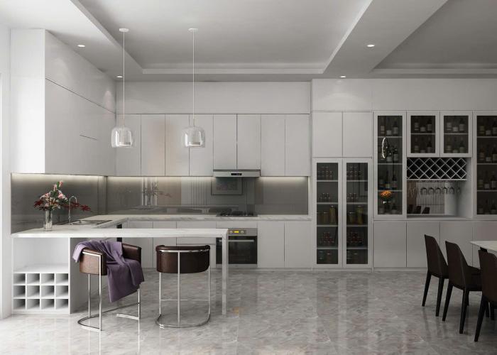 CHI PHÍ  THI CÔNG NỘI THẤT CĂN HỘ 2PN VINHOMES GRAND PARK