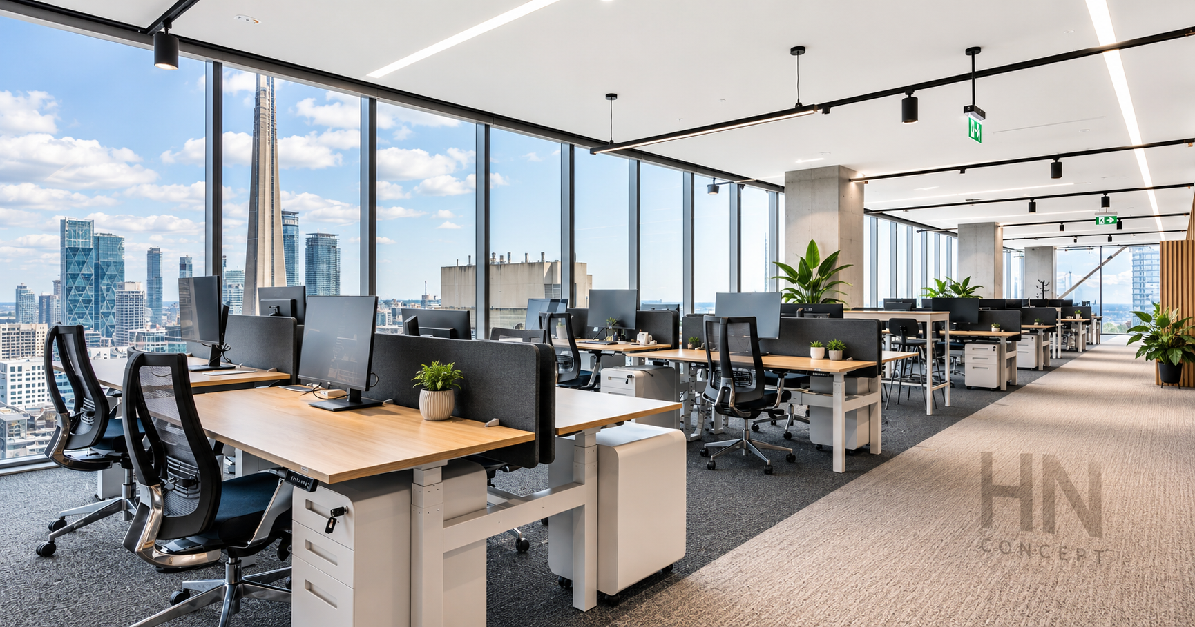 Công ty thiết kế nội thất văn phòng chuyên nghiệp HN CONCEPT tại TP.HCM