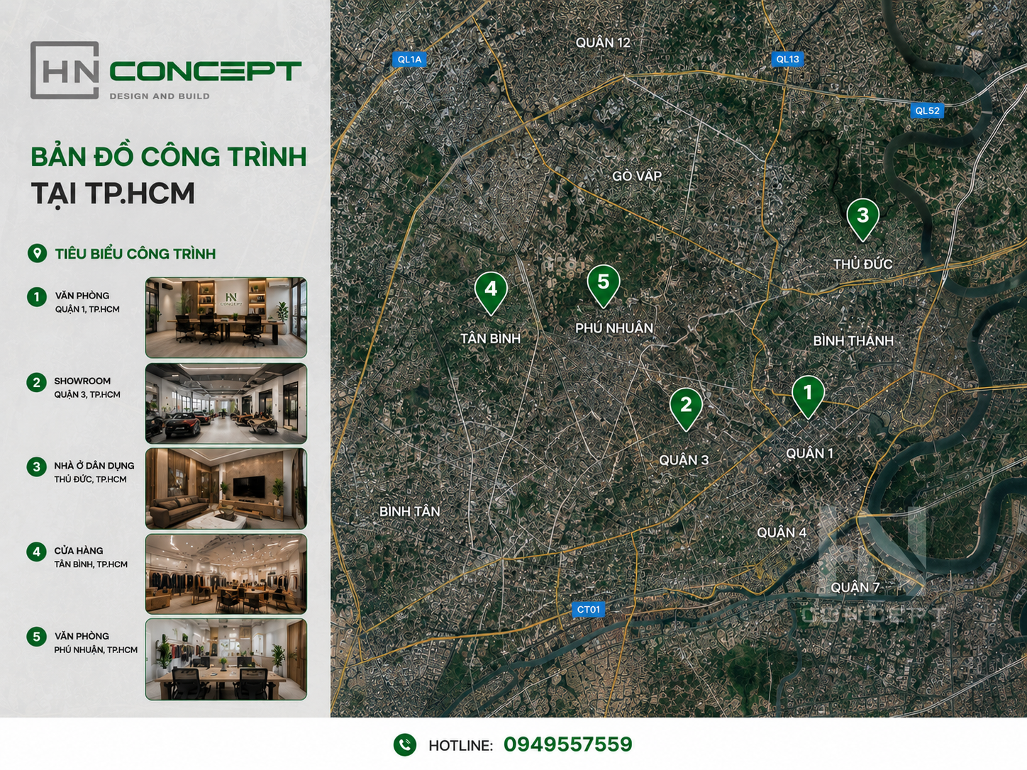Thiết kế nội thất văn phòng tại Bình Dương, TPHCM